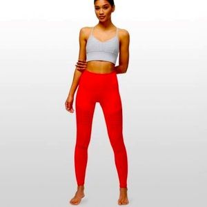 Red HIGH-WAIST MOTO LEGGING by ALO - Med